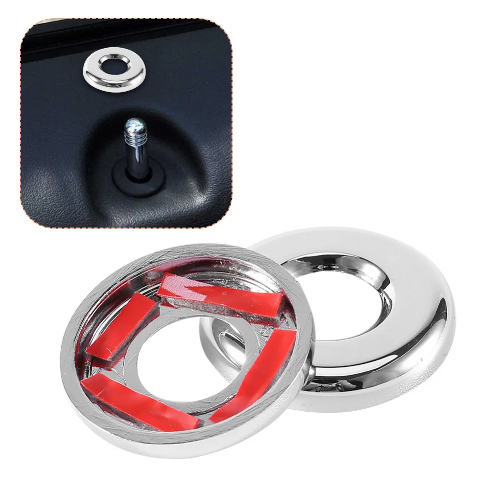 Car Styling 4 Piece Car Chrome Door Lock Trim Cover For Jeep Patriot For Dodge Journey Compass