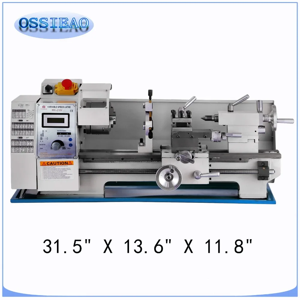 " x 16" мини-токарный станок с переменной скоростью, металлический токарный резец с переменной скоростью