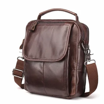 

Messenger Bag Man Shoulder bag Cowhide Genuine Leather Small male man Crossbody Bag for Man Handbag 8894