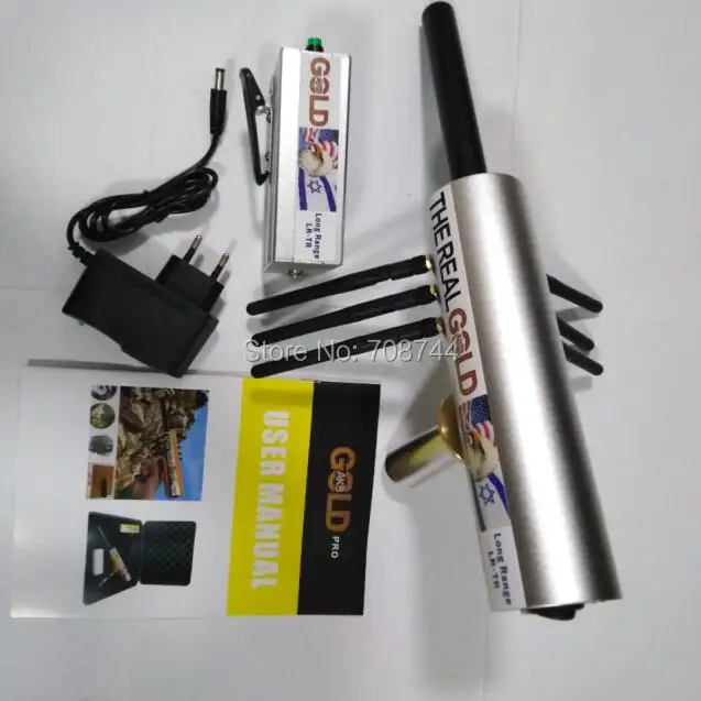 

The New Version Real Gold AKS Long Range Gold Detector 6 Antennas Plastic Carry Case for Gold Silver Gem Diamond