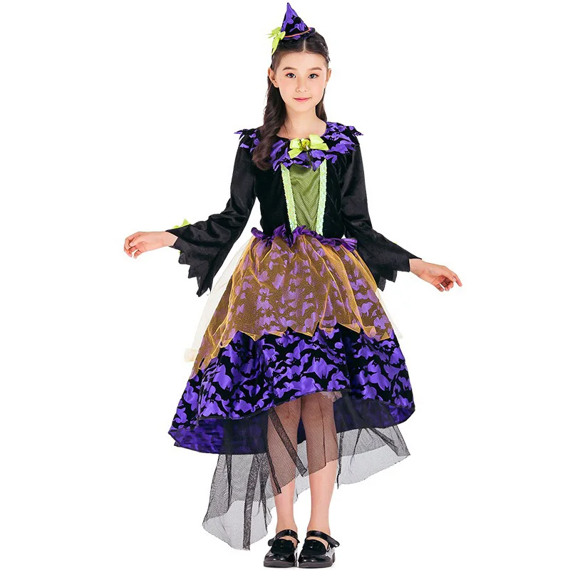 cool kid girls halloween witch costume idea funny purple dress cheap net yarn fancy long sleeve - Unique Girl Halloween Costume Ideas cool kid girls halloween witch costume idea funny purple dress cheap net yarn fancy long sleeve - Unique Girl Halloween Costume Ideas