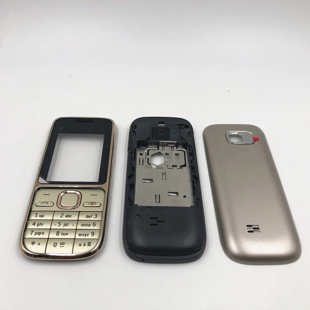 100% оригинальный новый чехол с полным покрытием для Nokia C2 01 аккумулятора