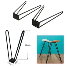 16 дюймов металлические твердые ножки для стола 1 шт. мебель ножки для стола DIY комплектующие для стола аксессуары для ноутбука