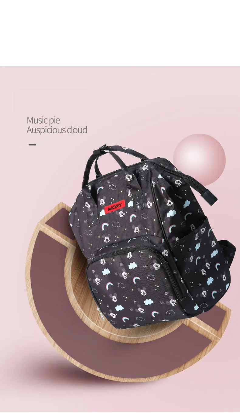Disney Детская сумка модные сумки для подгузников большая сумка для подгузников рюкзак органайзер для беременных сумки для мам Сумочка для малышей подгузник рюкзак