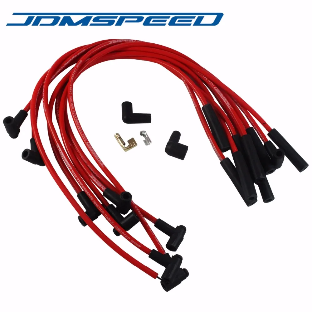 Free Shipping-Spark Plug Wires HEI STR Over Valve Cover JDMSPEED BBC Big Block For Chevy 454