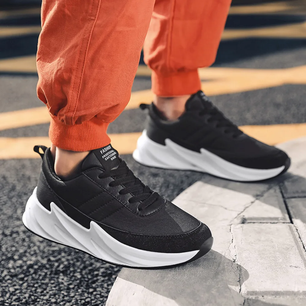 2019 Men's outdoor retro round head running shoes wild casual shoes mesh breathable non-slip sneakers homens for male 40J14 (15)