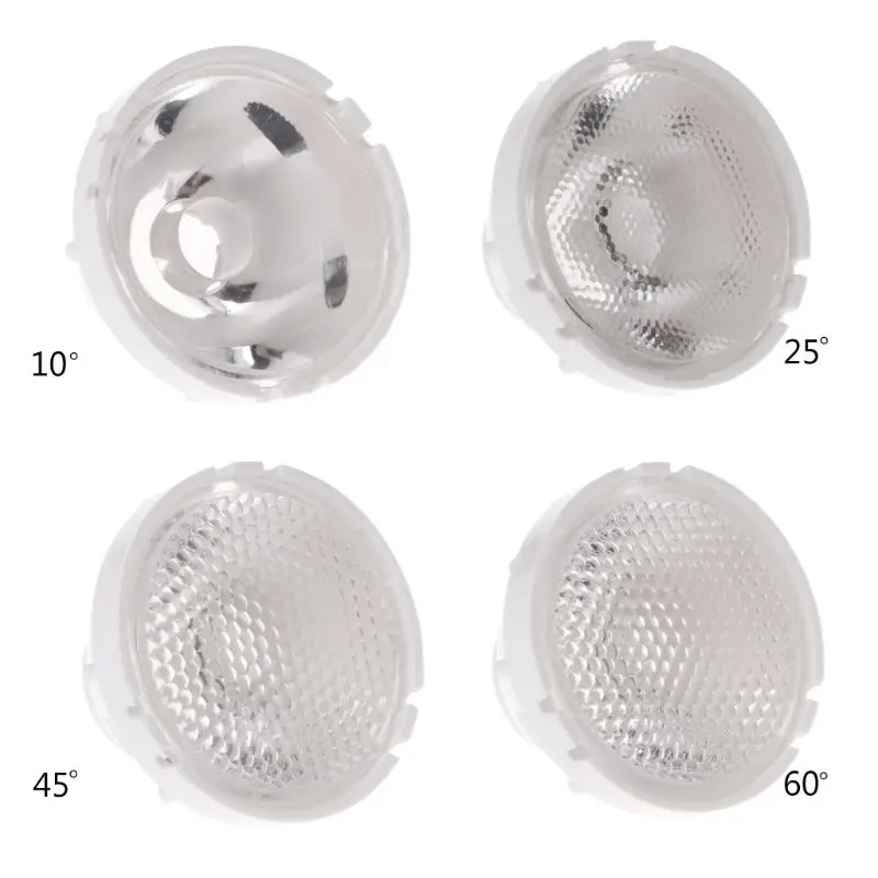 

21MM High-power LED Lens Reflector Collimator 10/25/45/60 Degree Lens Reflector