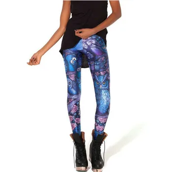 

Calzas Mujer 3D Animal Print Leggins Summer Soft Skinny Pents Style Women Fitness Owl Tattoo Pants Punk Sexy Slim Leggings