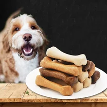 Зубные жевательные кости для собак, натуральные большие умные кости для собак, закуски, еда, угощения кости для собак, товары для домашних животных, игрушки