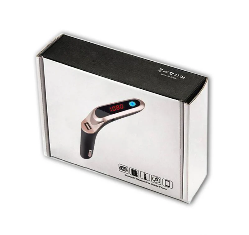 30 шт. автомобильный адаптер Bluetooth FM USB передатчик Порты и разъёмы Зарядные устройства для автомобиля для iPhone7 8 X XS XR для samsung S8 S9 зарядные устройства с помощью бесплатного DHL