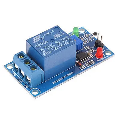 

Single Channel 1CH DC12V Thermistor Temperature Sensor Relay Module