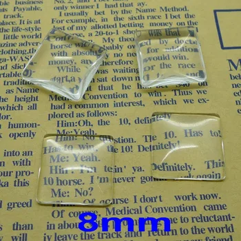 

Free shipping200 pcs/pack 8x8/10x10/12x12/15x15mm clear domed magnifying square shape glass cabochons,photo jewelry pendant