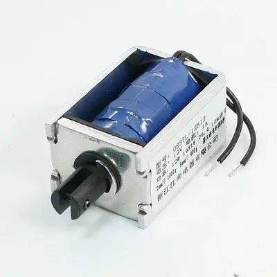 

2mm 1000g 6mm 400g DC12V 12W 1A Solenoid Electromagnet w Two Wires Connector