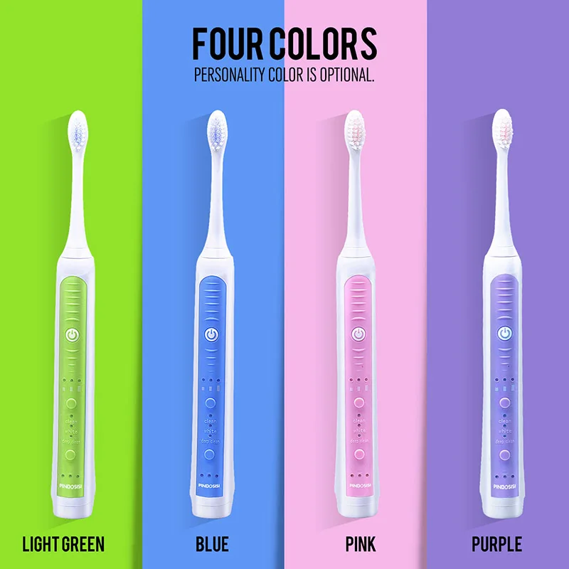

LESCOLTON Adult Electric Toothbrush Sound Button Induction Charging Strong Driving Force IPX7 Waterproof Machine Toothbrush