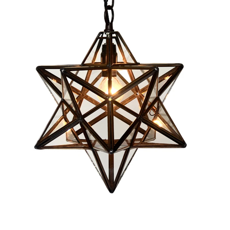 Скандинавский стиль прозрачный стеклянный медный Tiffanylamp Креативный