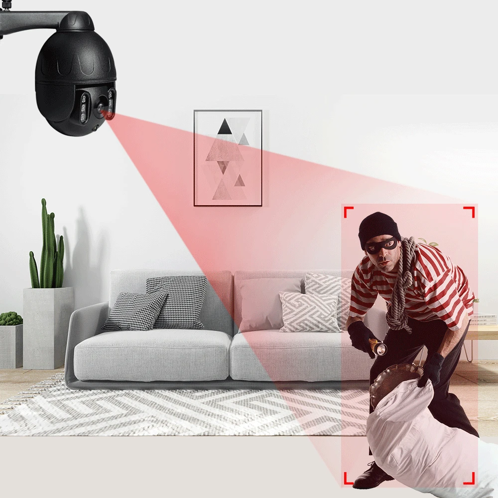 INQMEGA 1080 P PTZ سرعة قبة IP كاميرا WiFi السيارات تتبع اللاسلكية في الهواء الطلق شبكة CCTV الأمن مراقبة كاميرا مقاومة للماء