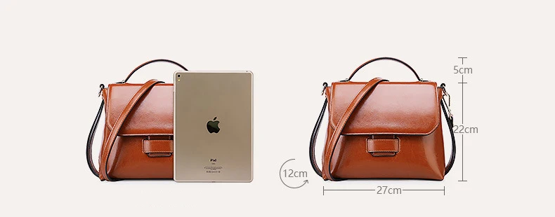Women genuine leather handbag 11