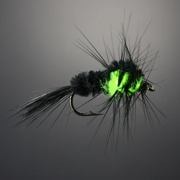 H013-Woolly Worm Montana Stonefly Nymphs Flies Trout Fly Fishing Lures-W593-8#