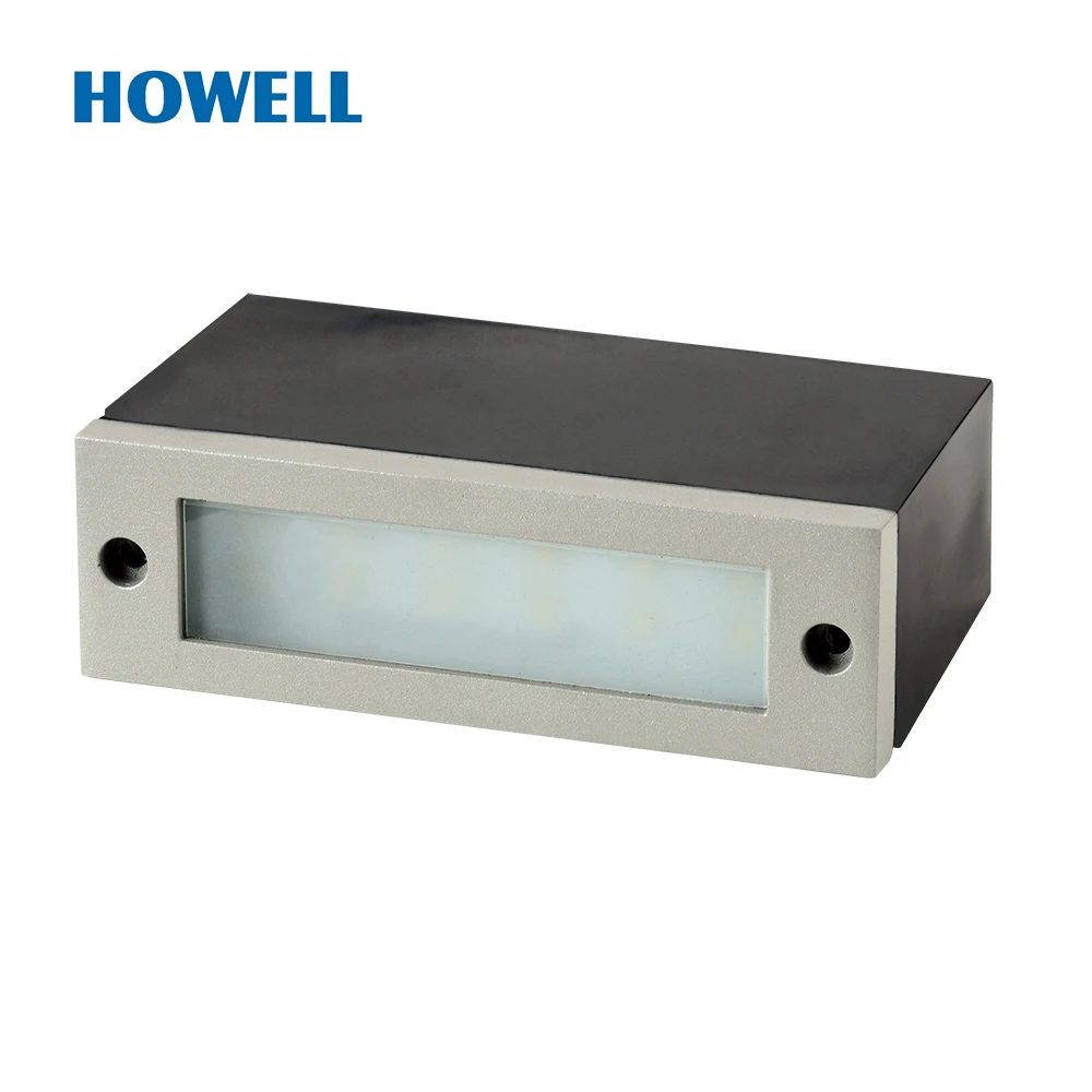 G04202 howell IP54 1 Вт led Шаг Освещение глазурь мягкий свет настенный светильник водонепроницаемый палуба лестницы дорожки встраиваемые огни