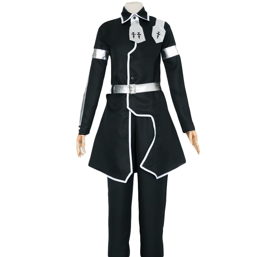 

Brdwn Sword Art Online Alicization SAO 3 Unisex Knight Kirigaya Kazuto Kiriko Cosplay Costume Suit (Top+Pants+Belt)