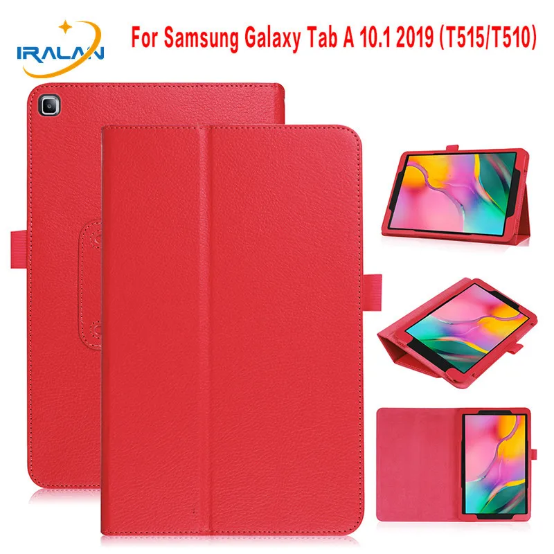 Чехол-подставка с рисунком личи для Samsung Galaxy Tab A 10 1 2019 SM-T510 T515 вращающийся на 360