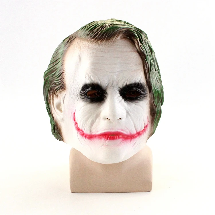 

Joker Mask Batman Clown Costume Cosplay Movie Adult Party Masquerade Rubber Latex Masks for Halloween NL1141