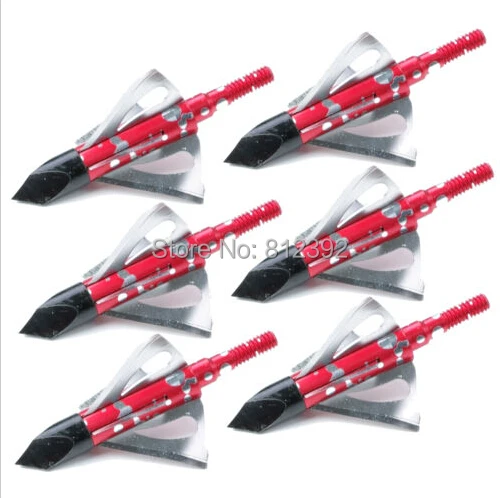 

Archery hunting 6 blades 100 grain crossbow broadhead arrow head arrow tip 6pcs/lot