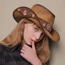 Женская и мужская Ковбойская шляпа в западном стиле для папы, джентльмена, леди, пастушки, сомбреро, Hombre, джазовые кепки, 9 шт, Прямая поставка