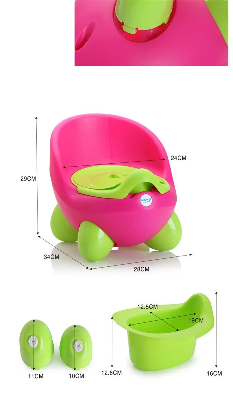 Brand New Kids Suitable Potties Cute Candy Color Baby Girl&Boy Plastic Toilets 6M-3Years Big Size Infant Potty Wholesale Free08