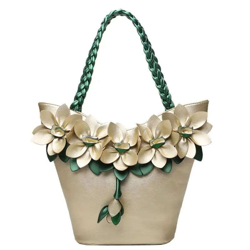 Сумка тоут женская летняя из экокожи с цветочным принтом|ladies bags|shoulder bagssingle shoulder bag
