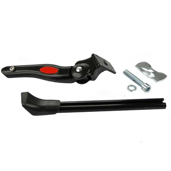

Adjustable Black Bike Bicycle cycling Kickstand Folding Side Stands Parking Leg Side Support Foot Kick Stand Kit