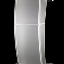 Акриловая пулпита с четырьмя кристаллические столбцы/современный дизайн Акриловые/кристаллическая кафедра церковного логотипа настроить