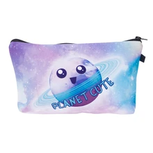 Who Cares 3D Printing Cute Avatar Necessaire Cosmetics Bags Women Travel Make up Bag Organizer Maleta de Maquiagem Makeup Bag