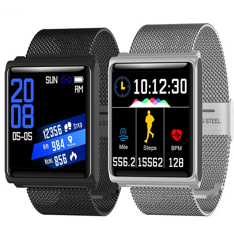 

Sport Smart Band Colorful Screen Heart Rate IP67 Smart Bracelet Blood Pressure Fitness Step Count Smart Sport Watch Men Woman