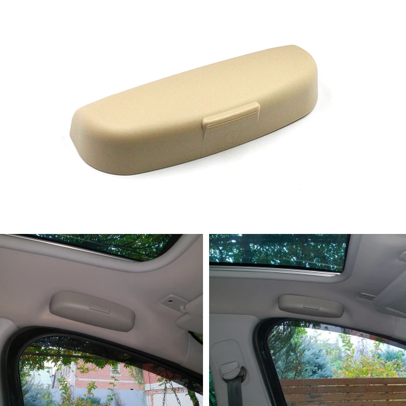 For Peugeot 206 207 307 308 408 508 2008 301 3008 Car Styling Sunglasses Holder Box Glasses Storage Box Case Auto Accessories