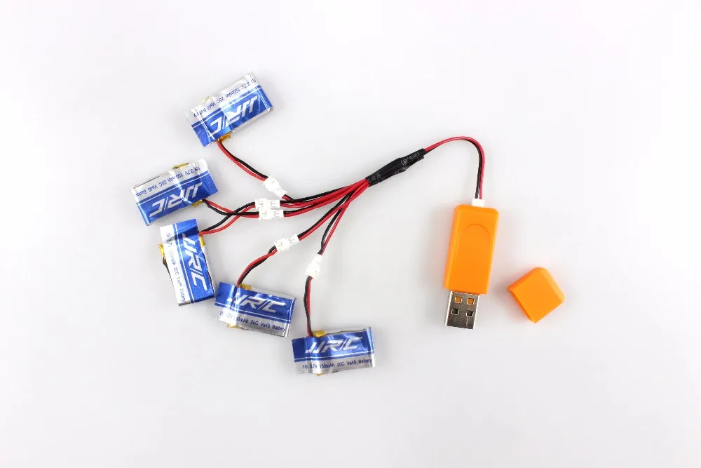JJRC 5 в 1 USB 3 7 в/150 мАч 25C Литий-полимерный аккумулятор для H30 Nano H30C H30w Drone гексакоптер