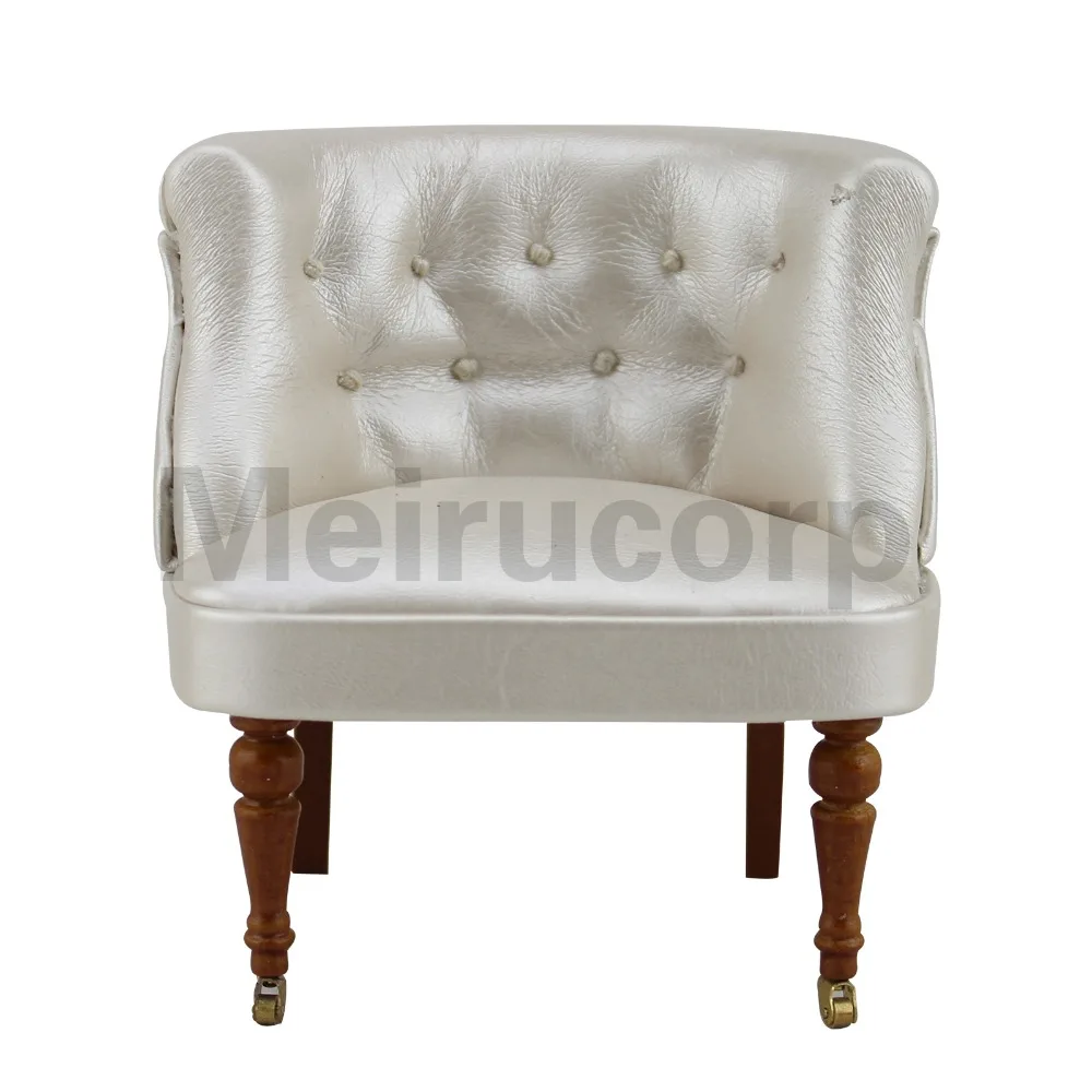 

Dollhouse 1:12 scale Miniature furniture Extremely simple aesthetic Chair model