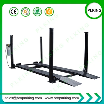 

4 Post Car Hydraulic Lift Machine Garage Car Lift For Sale