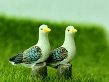 Cute Birds Miniatures Fairy Garden Decorations Crafts Bonsai Figurines Mini Gnome Moss Animals Garden Home Toys Gifts