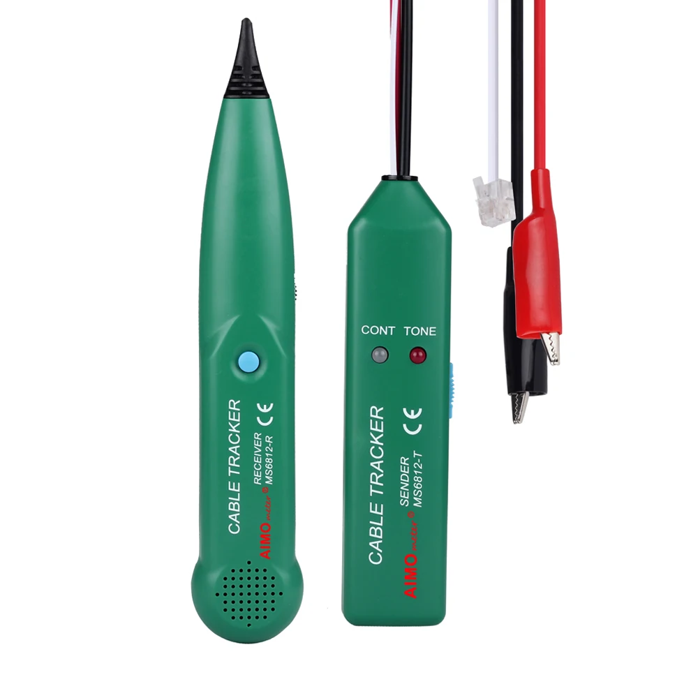 

Original For MASTECH MS6812 Telephone Wire Tracer UTP Tool Kit RJ11 RJ45 LAN Network Cable Tester Line Finder
