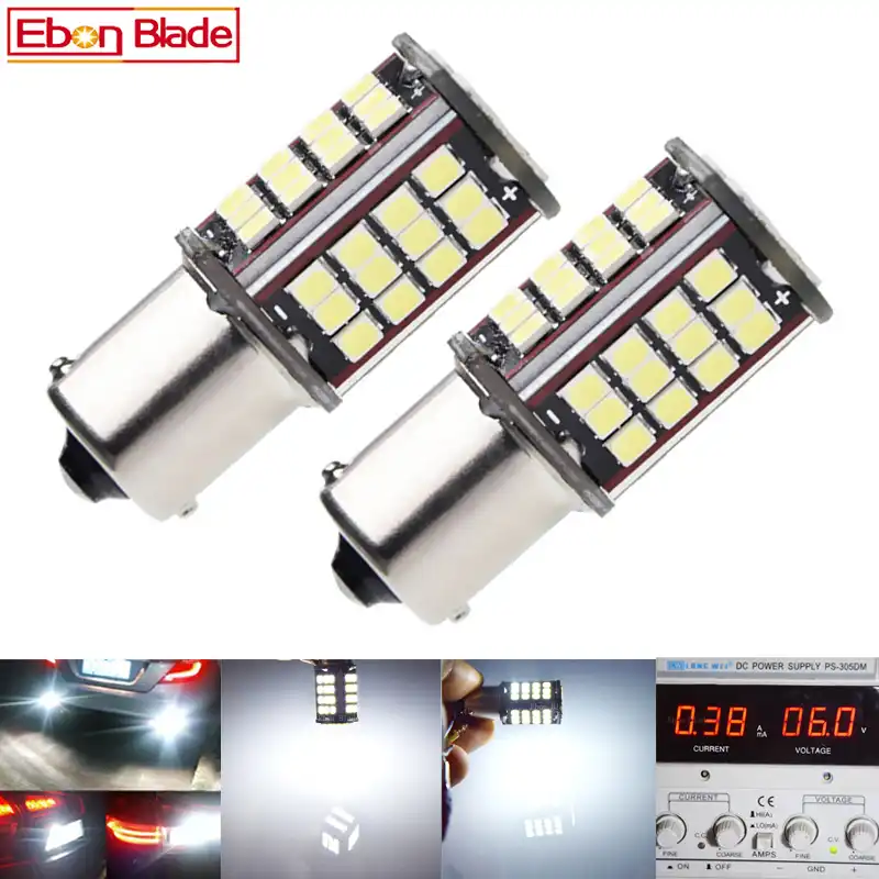 10Pcs COB 1156 BA15S P21W Car LED Lights Indicator Turn Bulb Top Reverse Si G4Q0