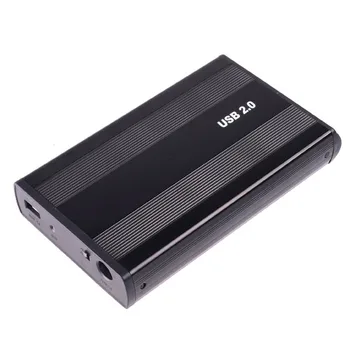 

3.5 inches IDE Hard-disk Cartridge Case HDD USB 2.0 Aluminum alloy Hard Disk Drive Enclosure with Power Supply High Quality