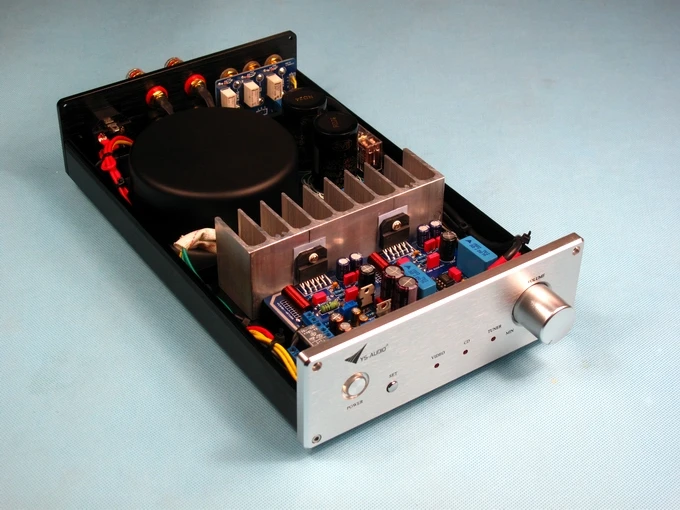 OPA2604 + LM3886 тепловесный HiFi усилитель мощности (три входных полосы защиты)|hifi power