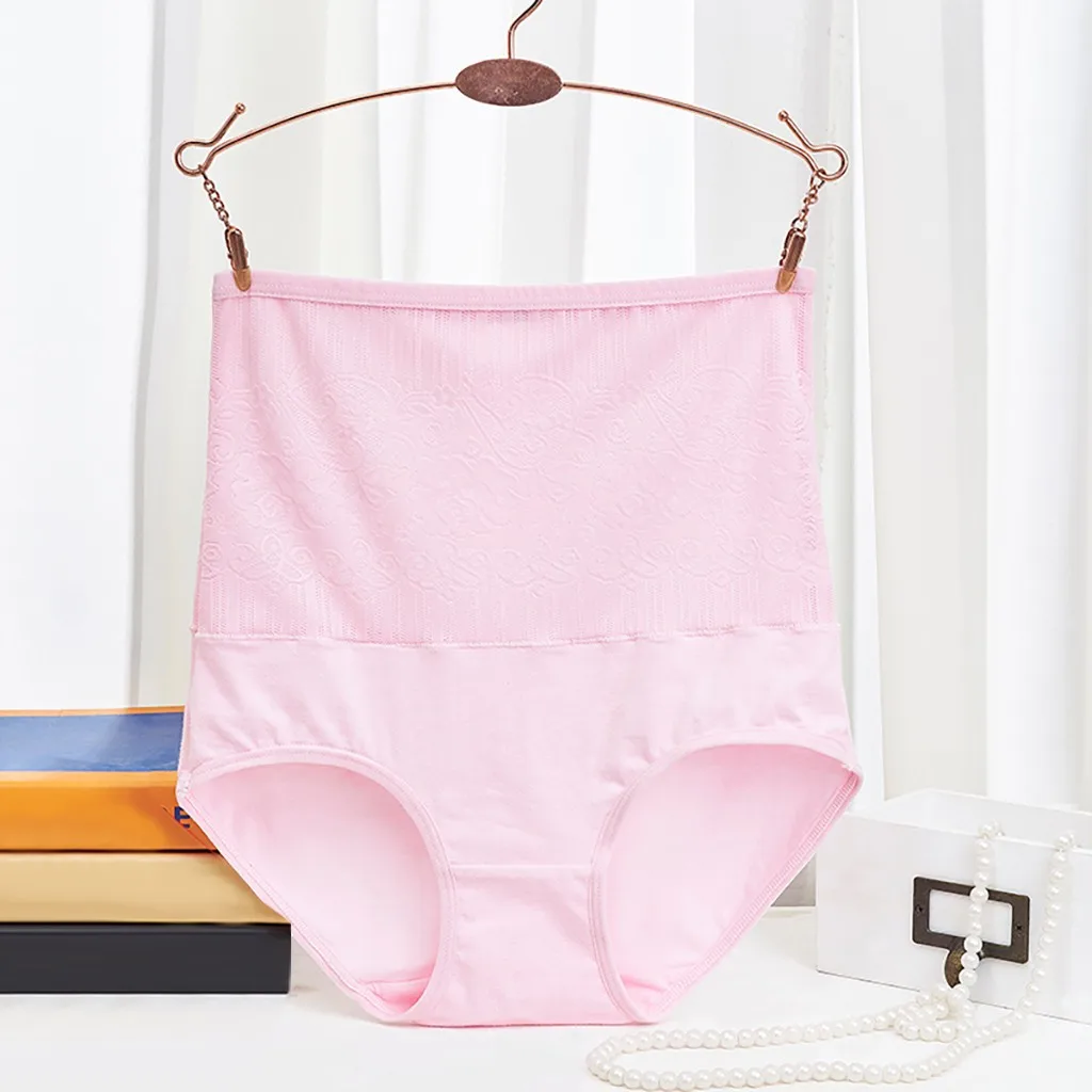 

Plus Size Women Panties Girdle Polyest Shiny Fabric Shape High Waist Slimming Pants Shapers Tummy Control Underwear Shapewear 2#