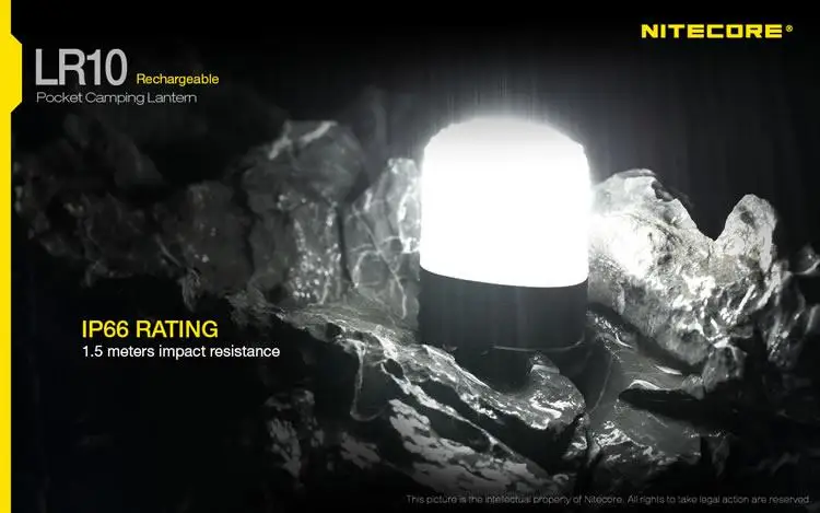 Топ продаж NITECORE LR10 250 люмен 9xled ультратонкое естественное освещение CRI фотографии огни USB Перезаряжаемые Открытый лагерь ультра компактный многоцелевой Фонари