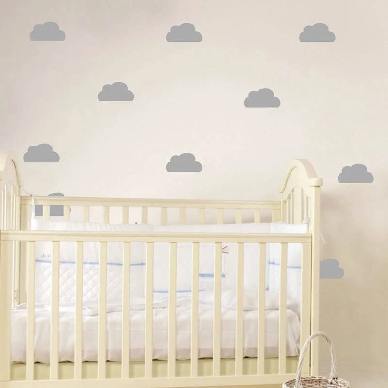 Free shipping cloud wall stickers Nursery decal , Vinyl clouds decal for kids room wall decor
