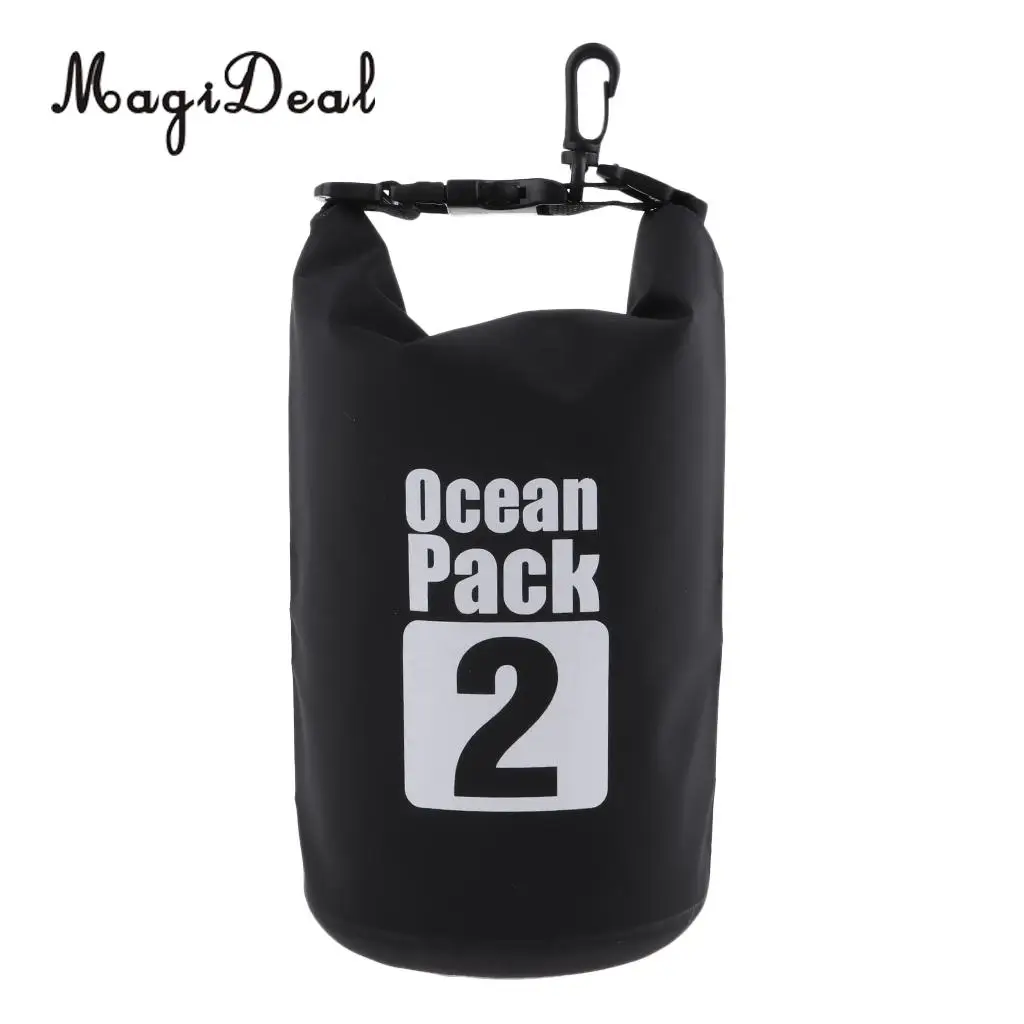 MagiDeal 2L PVC Waterproof Dry Bag Sack for Canoe Kayak Boating Kayaking Floating Dinghy Fishing Surfing Camping Accessories