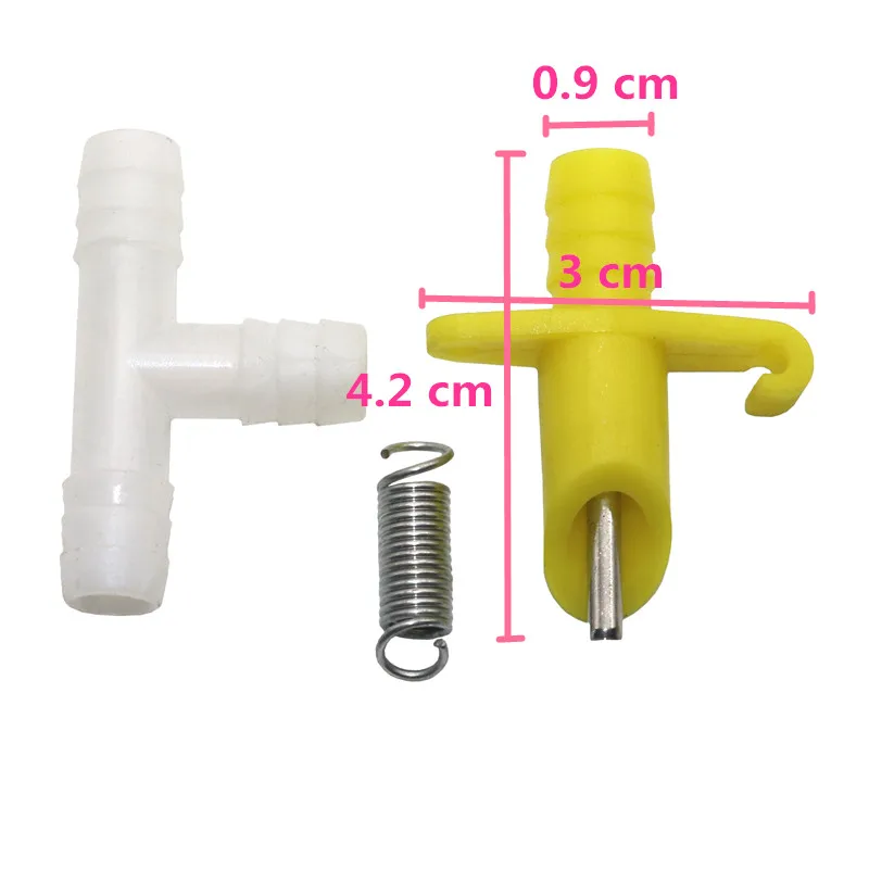 10Pcs Stainless Steel Rabbit Water Dispenser Rabbit Water Feeder With