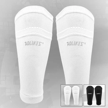 

Soccer Football Shin Pads Support Socks Guard Leg Protective Breathable Mesh