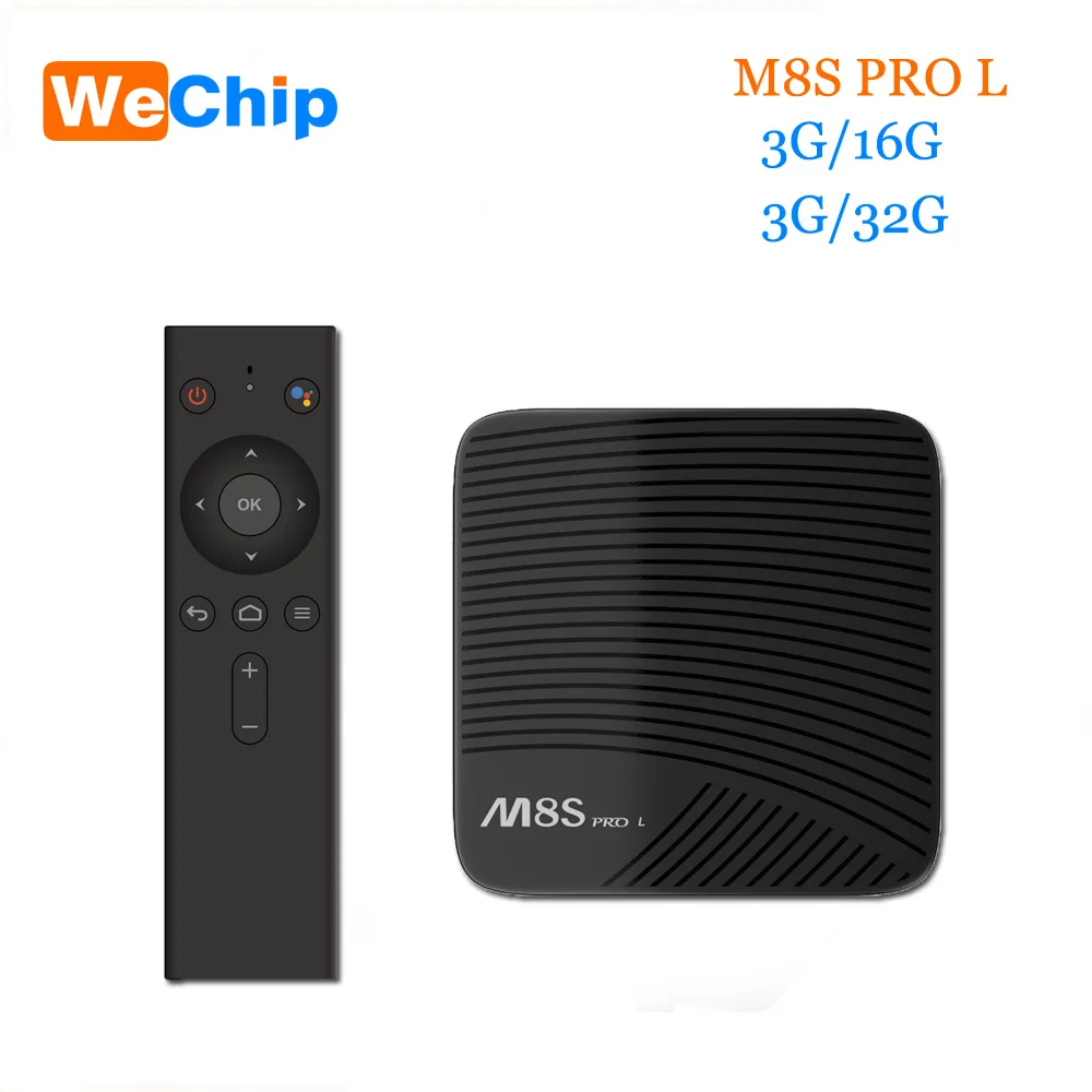 

M8S PRO L Amlogic S912 Octa core TV Box Smart OS Android TV 3G+16G 3G+32G Support 2.4G+5G WiFi Bluetooth 4.1+HS 4K PK H96 PRO